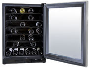 ガラス ドアの黒の電気ワイン クーラー150リットル52のびんStroage